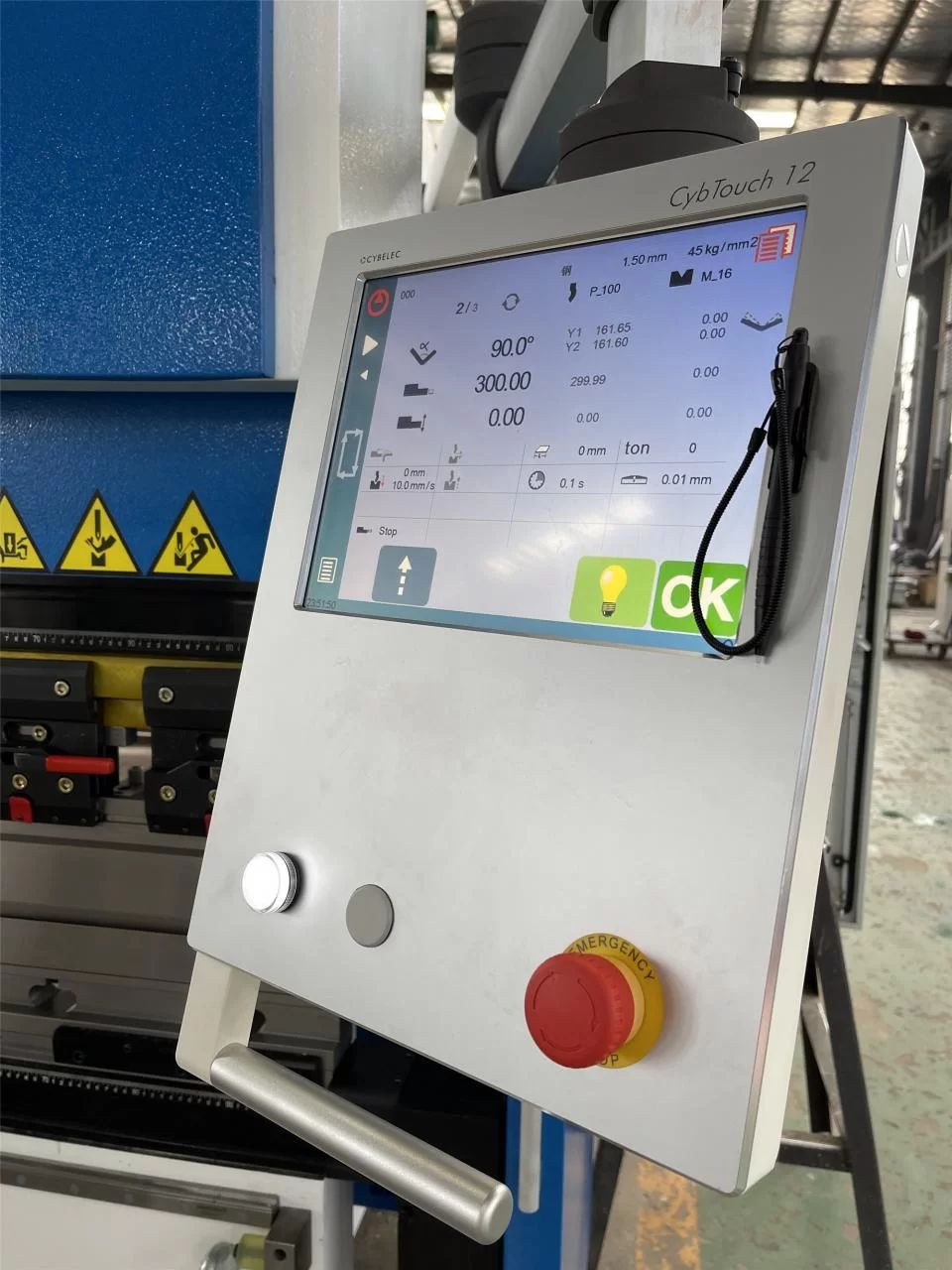 160t-4000 4-Achsen-CNC-Hydraulik-Biegemaschine Abkantpresse