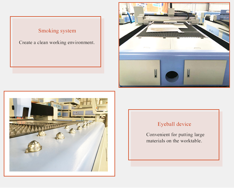 3015 Raycus 1000w / 1500w / 2000w Faserlaser-Schneidemaschine Bester Preis