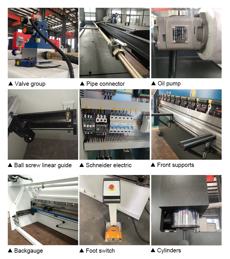 63t 2500mm Nc Carbon Steel Sheet Bending Machine Hydraulic Press Brake 63t 2500mm Nc Kohlenstoffstahlblechbiegemaschine Hydraulische Abkantpresse