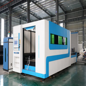 Hochpräzise CNC-Faserlaser-Schneidemaschine für Bleche mit mittlerer Breite