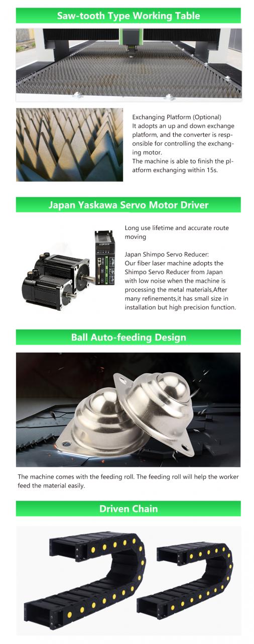 Carbon Iron Aluminum Metal Stainless Steel Cnc Fiber Laser Cutting Machine Kohlenstoff-Eisen-Aluminium-Metall-Edelstahl-CNC-Faser-Laser-Schneidemaschine