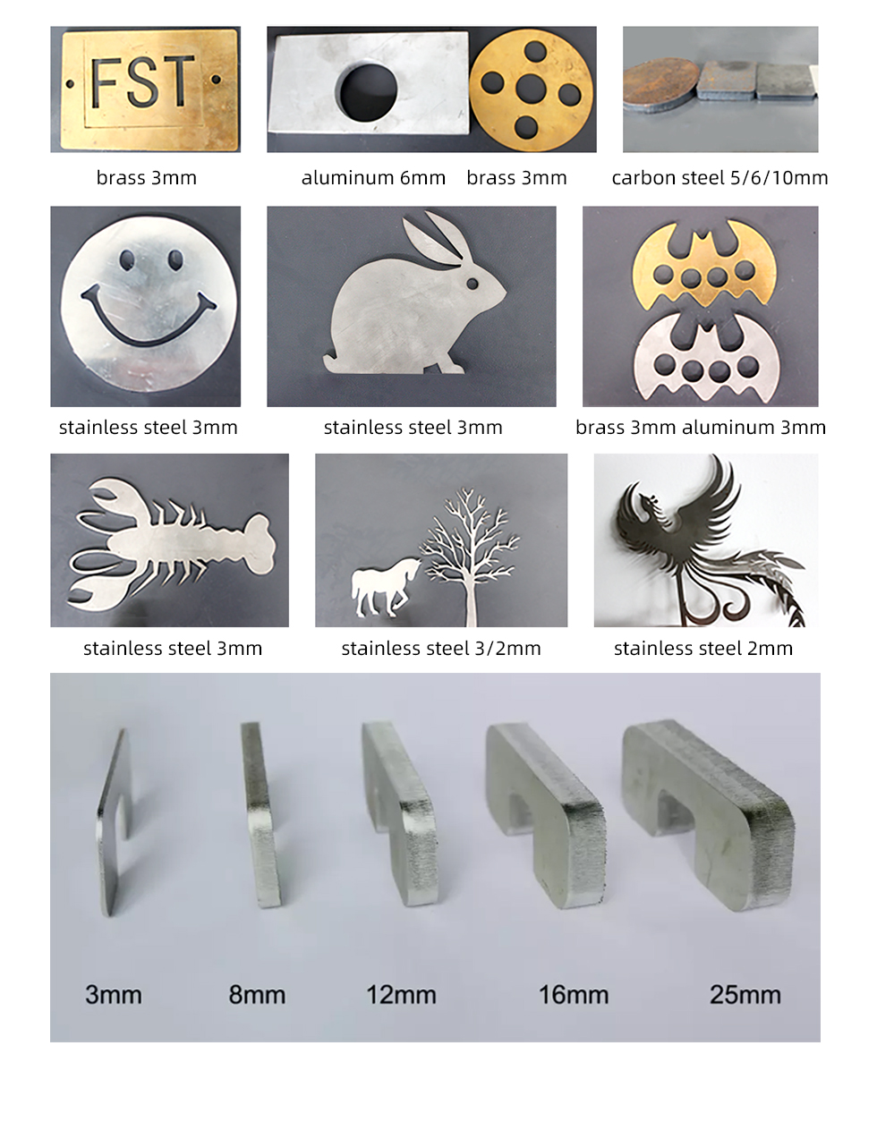 Carbon Iron Aluminum Metal Stainless Steel Cnc Fiber Laser Cutting Machine Kohlenstoff-Eisen-Aluminium-Metall-Edelstahl-CNC-Faser-Laser-Schneidemaschine