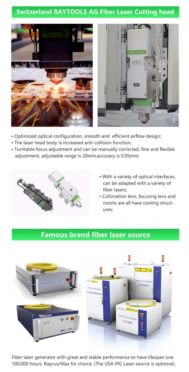 Carbon Iron Aluminum Metal Stainless Steel Cnc Fiber Laser Cutting Machine Kohlenstoff-Eisen-Aluminium-Metall-Edelstahl-CNC-Faser-Laser-Schneidemaschine
