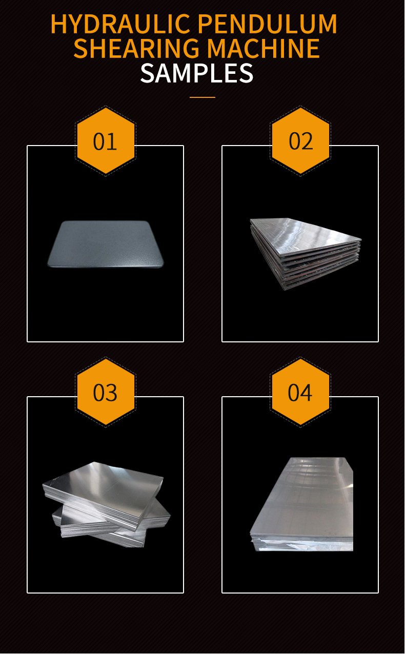 Hydraulic Pendulum Cnc Swing Beam Sheet Metal Plate Shearing Machine Hydraulische Pendel-Cnc-Schwenkträger-Blechschermaschine