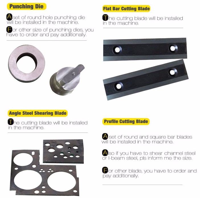 Kombinierte Scher- und Stanzmaschine der Q35y-Serie