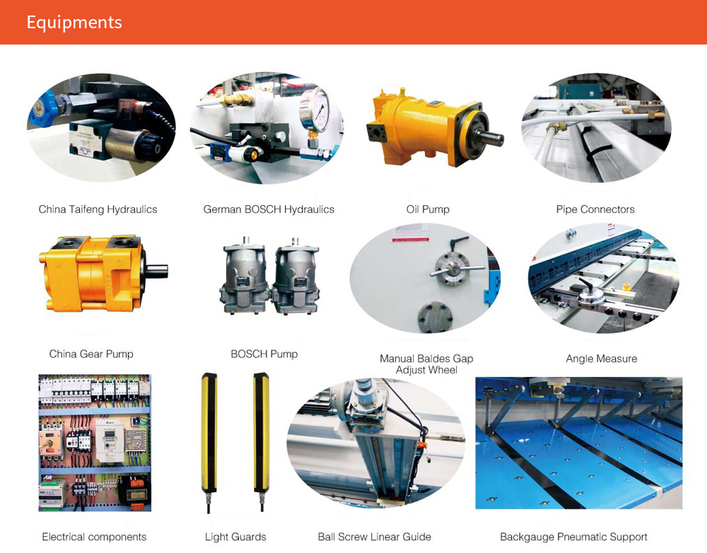 QC11K 10 12 16 mm 3200 4000mm Metal Guillotine Shear CNC Guillotine Shearing Machine QC11K 10 12 16 mm 3200 4000 mm Metall-Guillotine-Schere CNC-Guillotine-Schermaschine