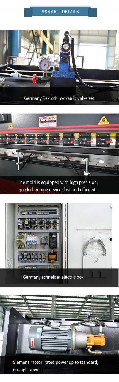 Wc67k-63t/3200 Economical Type Hydraulic Delem Cnc Metal Sheet Bending Press Brake Wc67k-63t/3200 Ökonomischer Typ Hydraulische Delem CNC-Blechbiegepresse